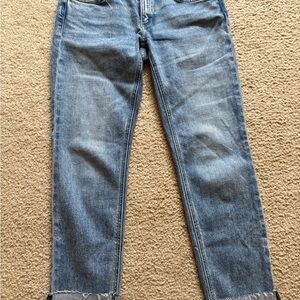 Like new Rag & Bone Blue Ankle Cropped Jeans